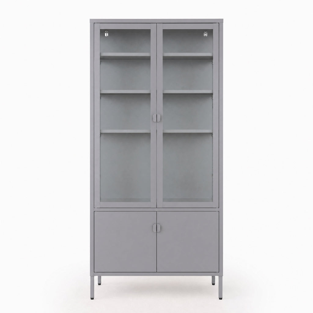 Willow Metal Display Storage Cabinet - Maeve Living