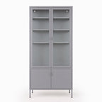 Willow Metal Display Storage Cabinet - Maeve Living