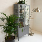 Willow Metal Display Storage Cabinet - Maeve Living