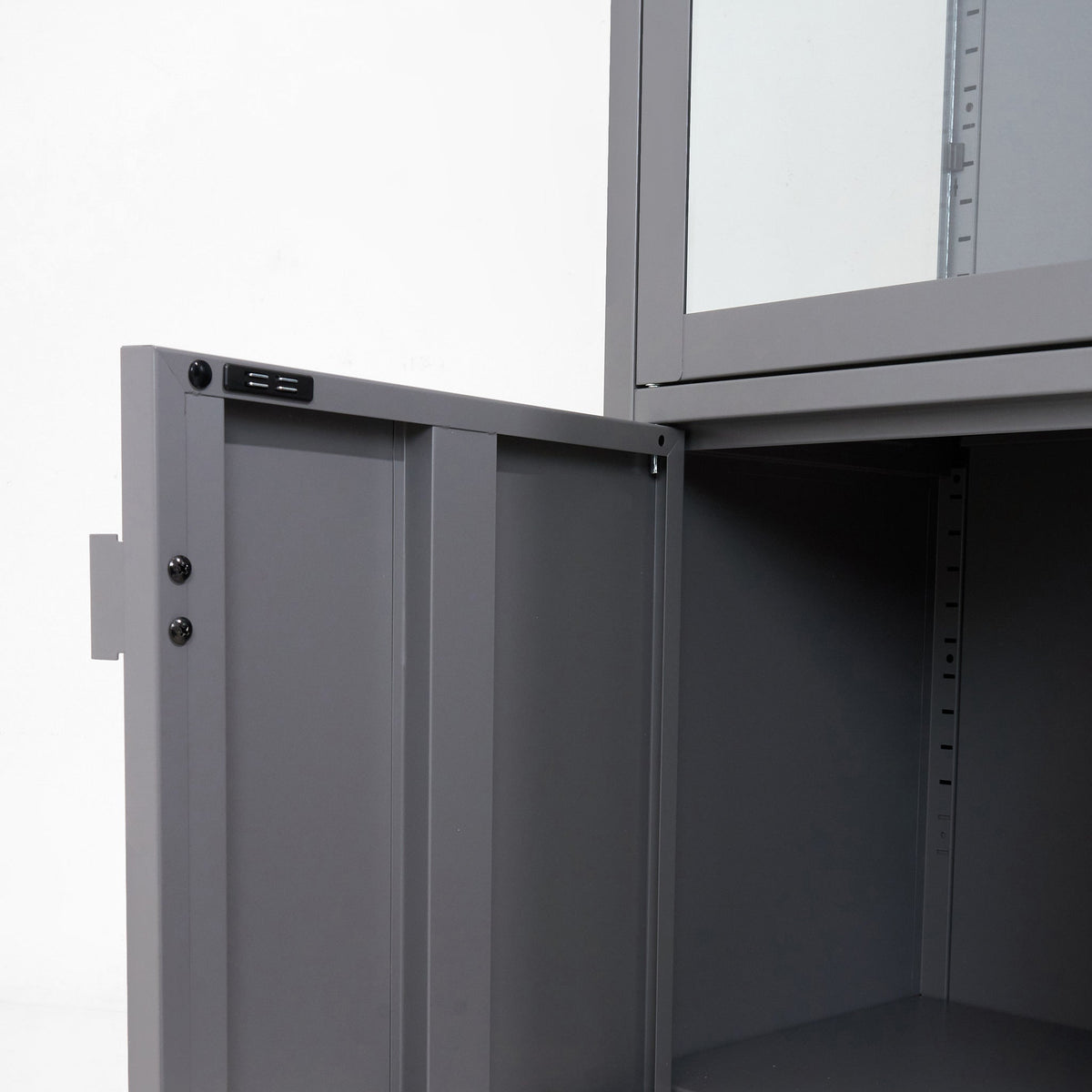 Willow Metal Display Storage Cabinet - Maeve Living